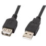 Lanberg Cable alargador USB 2.0 CA-USBE-10CC-0050-BK Negro 5m